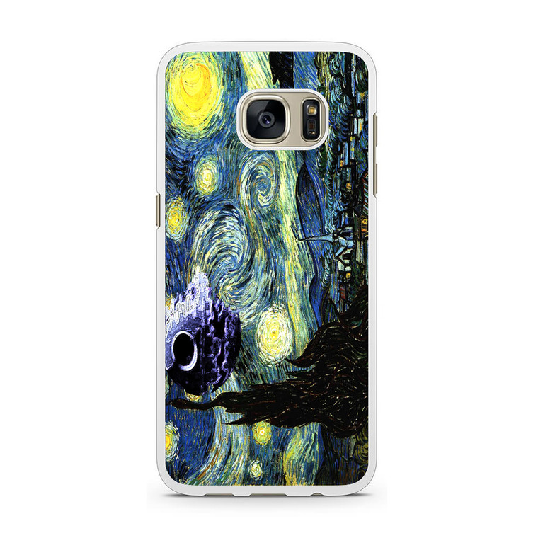 Skellington on a Starry Night Samsung Galaxy S7 Case