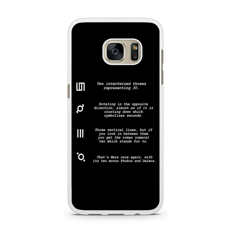 30 Second to Mars Symbol Definition Samsung Galaxy S7 Case