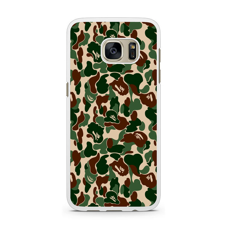 Bathing Ape Bape Camo Real Tree Samsung Galaxy S7 Case