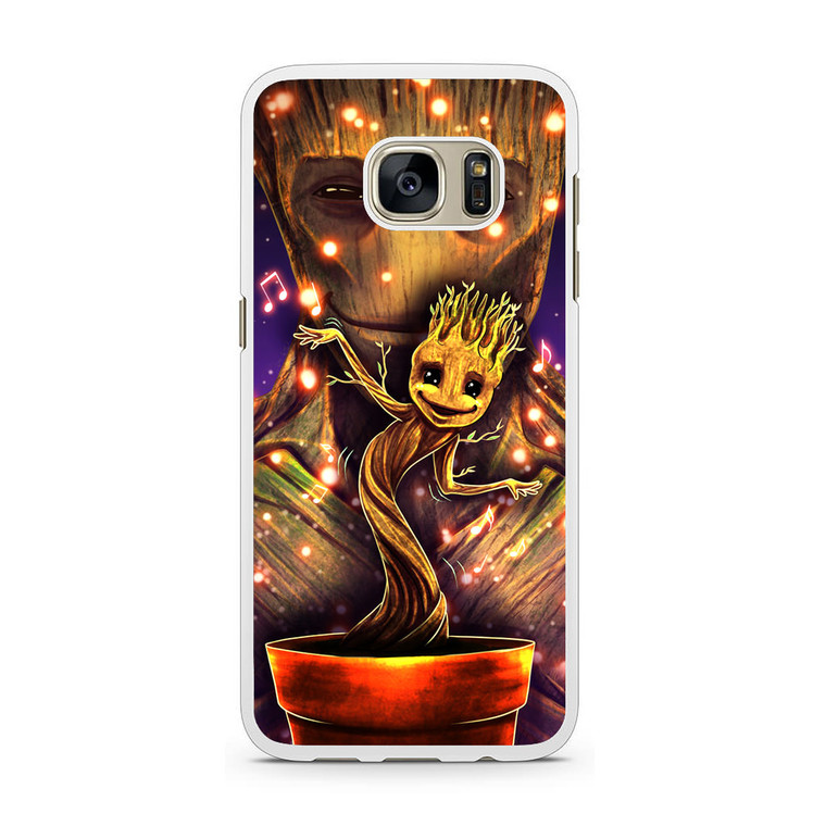 Groot Dancing And Smile Samsung Galaxy S7 Case