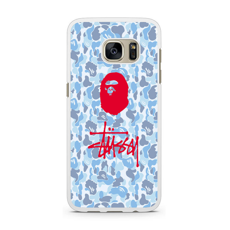 Bape X Stussy Samsung Galaxy S7 Case