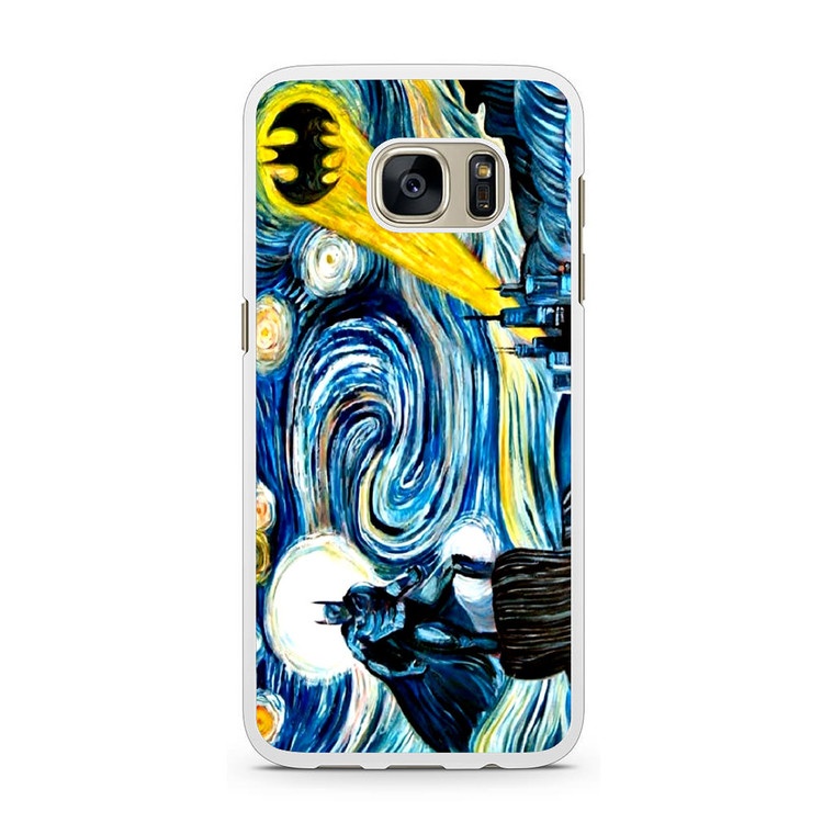 Batman Van Gogh Starry Night Samsung Galaxy S7 Case