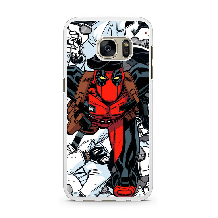 Deadpool Comics Art Samsung Galaxy S7 Case