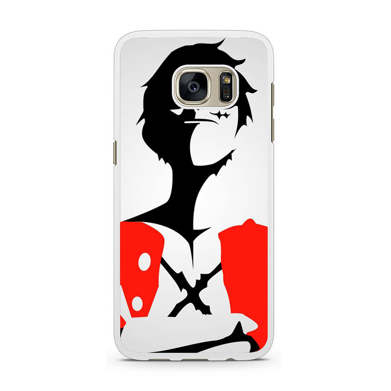 One Piece Luffy X Mark Samsung Galaxy S7 Case