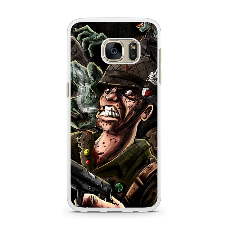 Dark Zombie Army Samsung Galaxy S7 Case