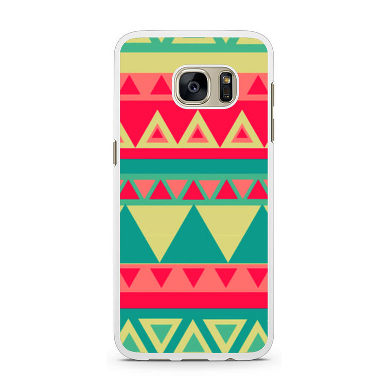 Old Aztec Pattern Samsung Galaxy S7 Case