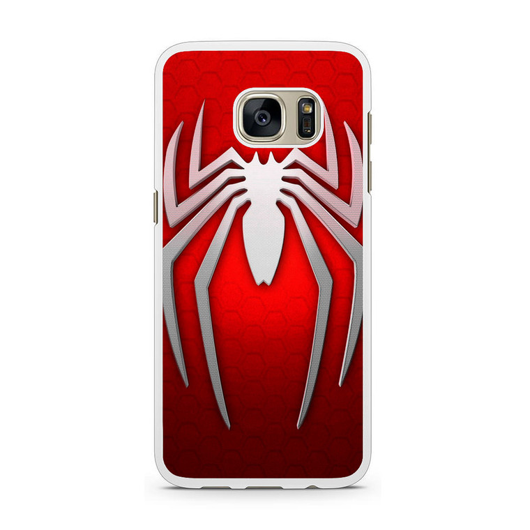 Spiderman Logo Red White Samsung Galaxy S7 Case