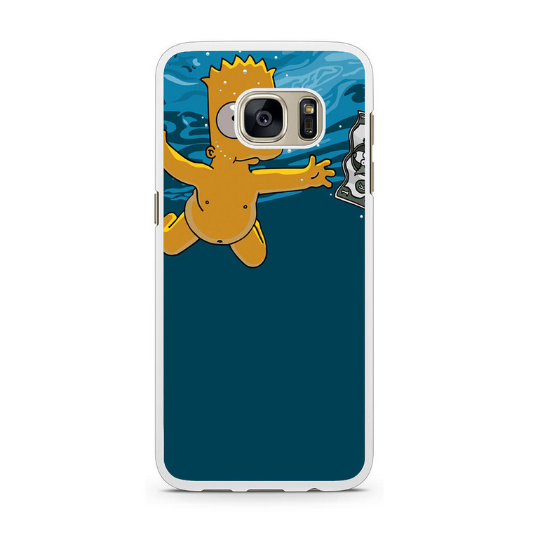 Swimming For Money Bart Samsung Galaxy S7 Case