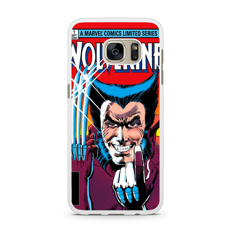 Marvel Comics Cover Wolverine Samsung Galaxy S7 Case