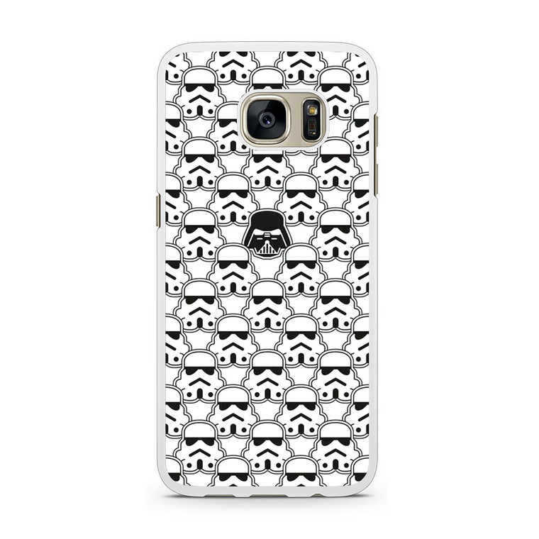 Stormtroopers Darth Vader Bomb Pattern Samsung Galaxy S7 Case