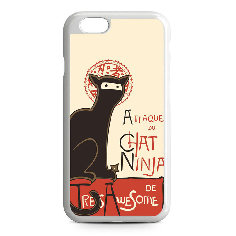 A French Ninja Cat iPhone 6/6S Case