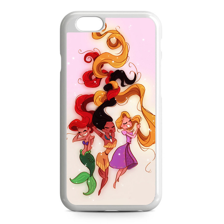 Ariel Pocahontas Rapunzel Disney iPhone 6/6S Case