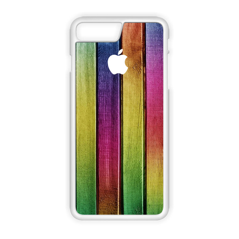 Colorful Wood Background iPhone 7 Plus Case