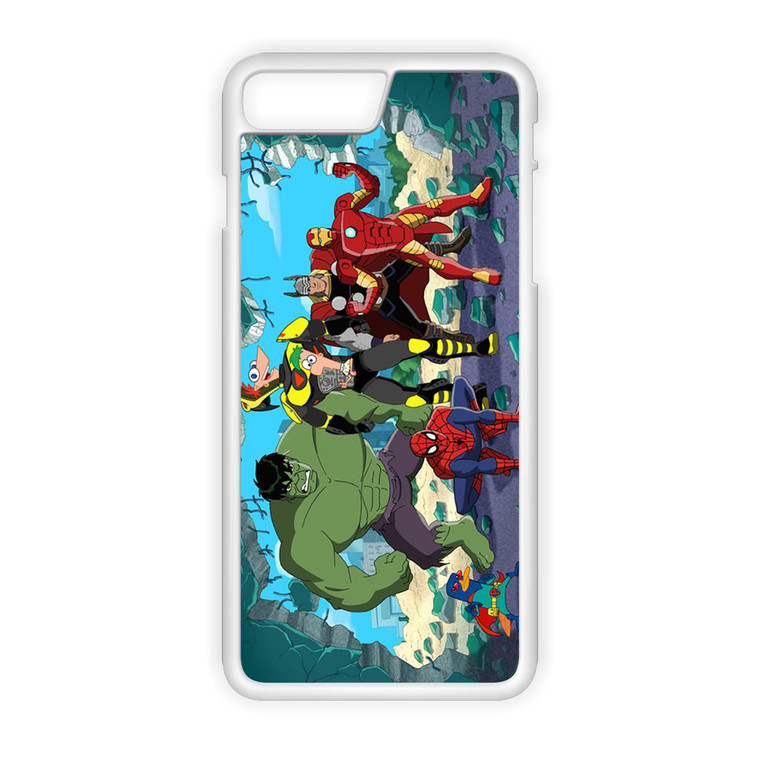Marvel and Phineas Ferb iPhone 7 Plus Case