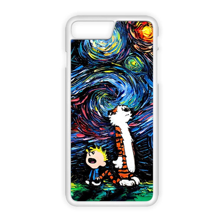 Calvin and Hobbes Art Starry Night iPhone 7 Plus Case