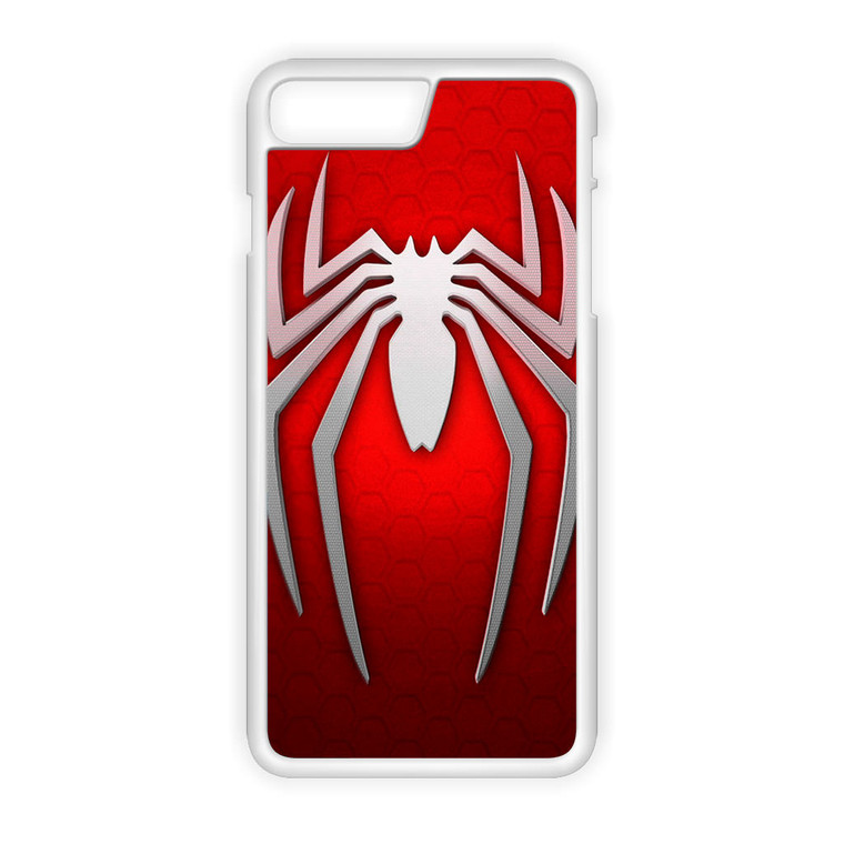 Spiderman Logo Red White iPhone 7 Plus Case