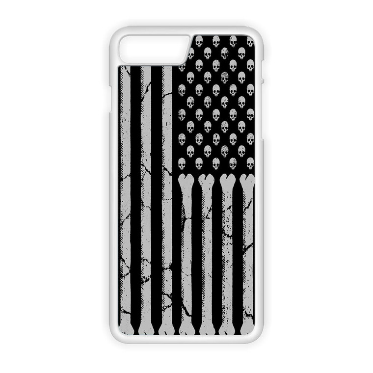 American Skulls and Bones iPhone 7 Plus Case