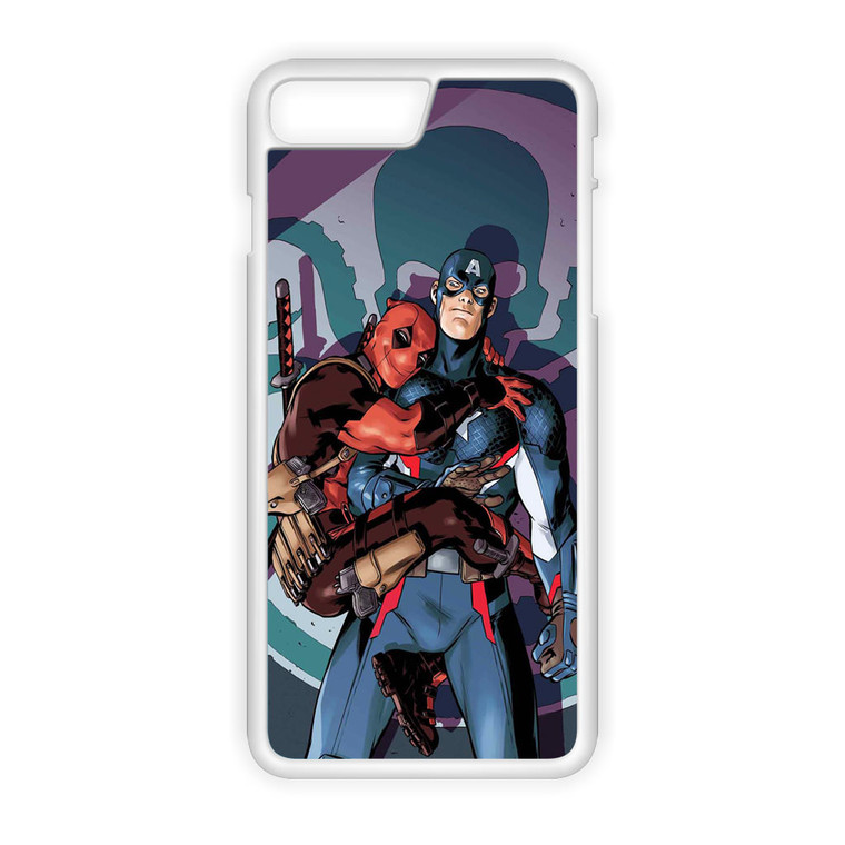 Deadpool and Captain America iPhone 7 Plus Case