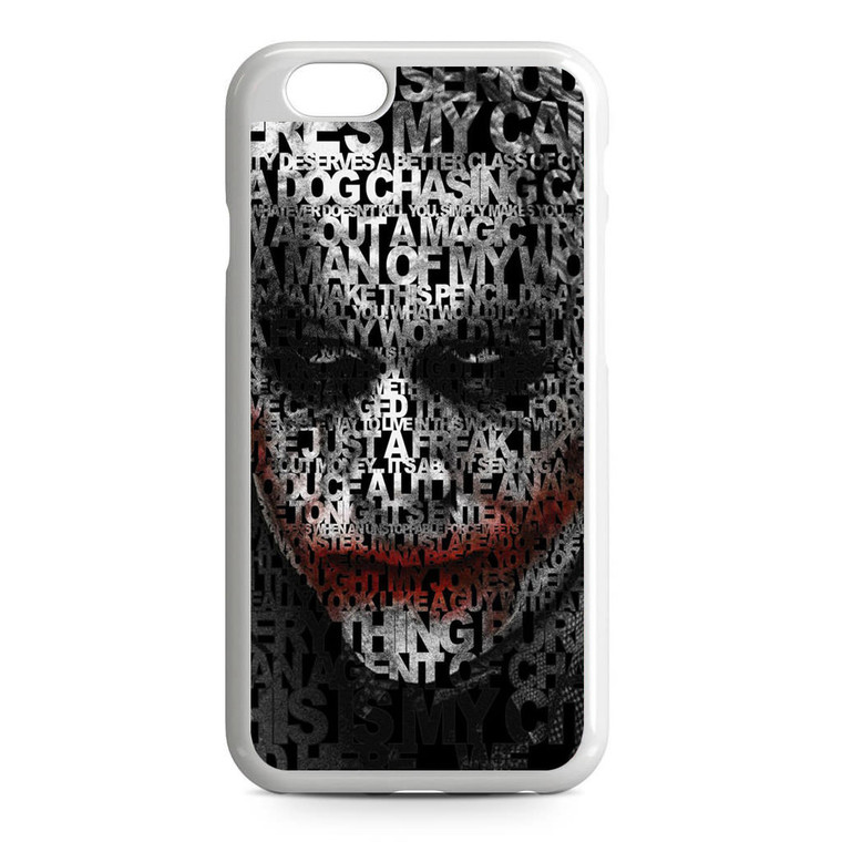 Joker Typography Quotes iPhone 6/6S Case