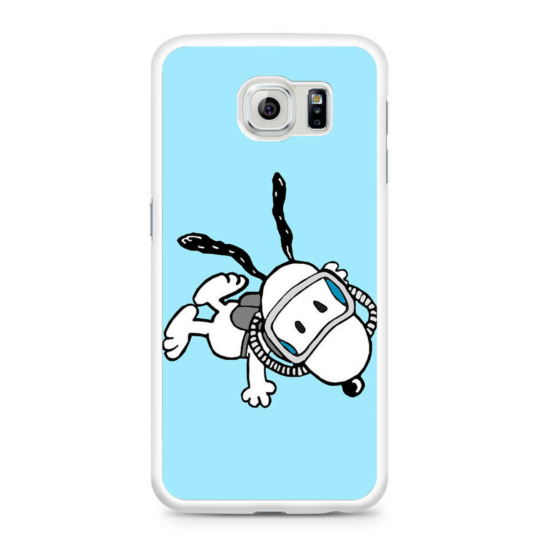Snoopy Scuba Diving Samsung Galaxy S6 Case
