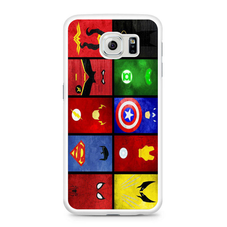 Superhero Collage Samsung Galaxy S6 Case