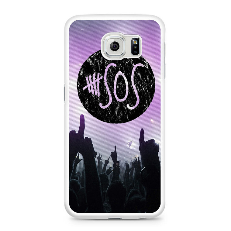 5SOS Logo in Concert Samsung Galaxy S6 Case