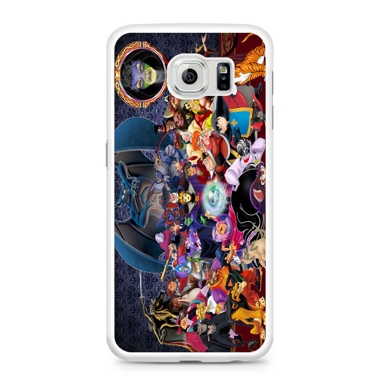 Disney All Villians Characters Samsung Galaxy S6 Case