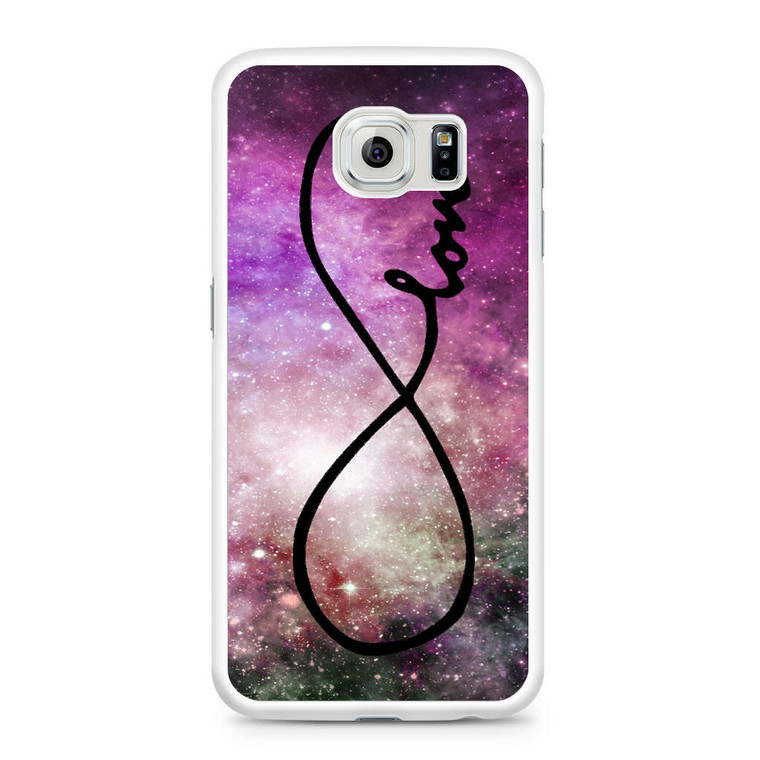 Infinity Love Purple Galaxy Nebula Samsung Galaxy S6 Case