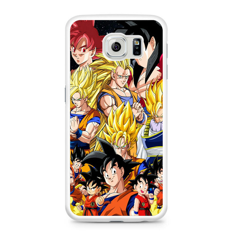 Dragon Ball Z Son Goku Collage Samsung Galaxy S6 Case