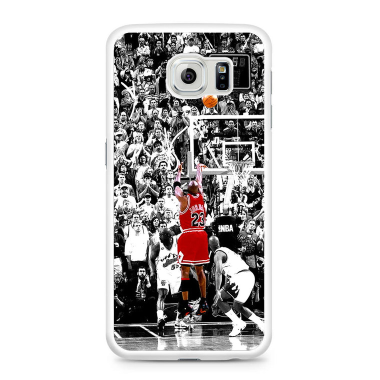 Michael Jordan Shoot in NBA Samsung Galaxy S6 Case