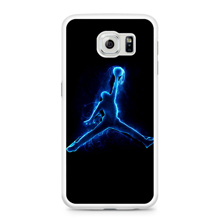 Air Jordan Logo Neon Samsung Galaxy S6 Case