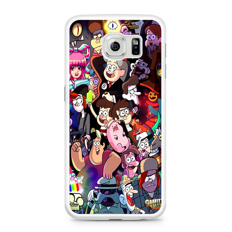 Gravity Falls All Characters Collage Samsung Galaxy S6 Case