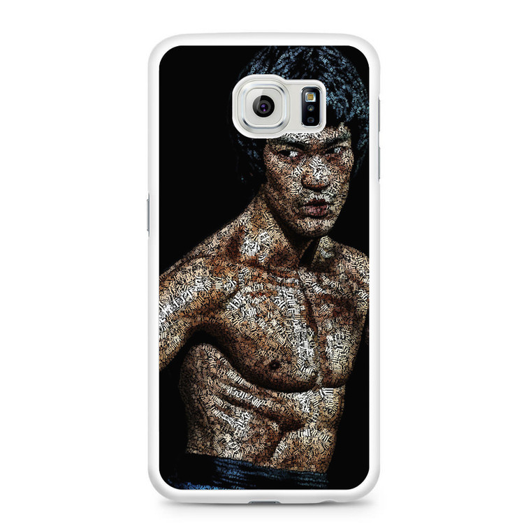 Bruce Lee Typograph Samsung Galaxy S6 Case