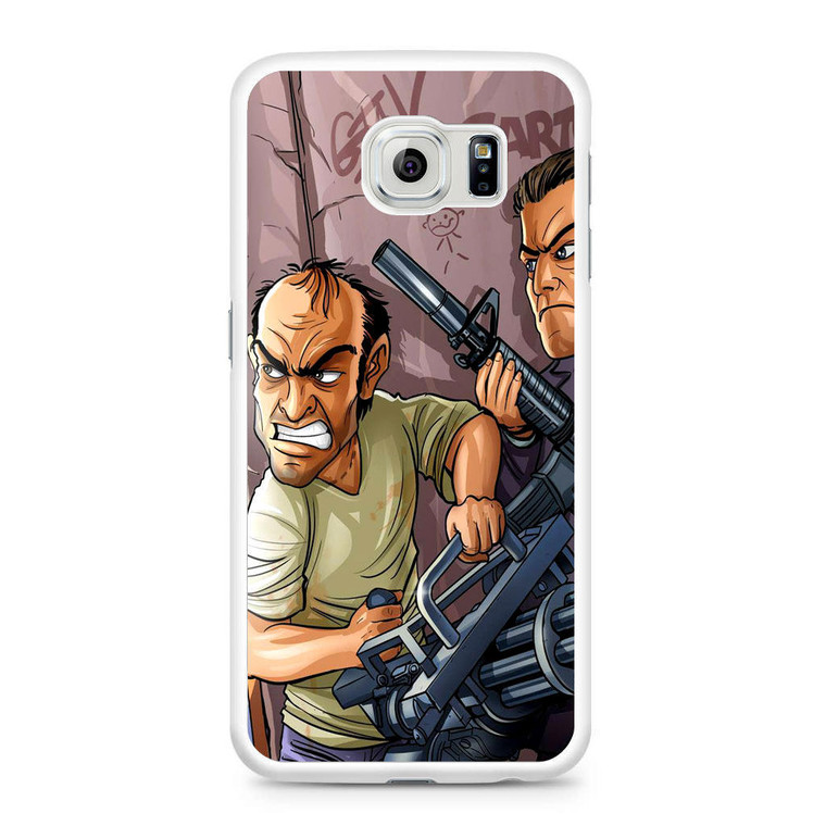 Gta V Game Art Samsung Galaxy S6 Case