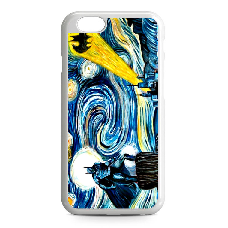 Batman Van Gogh Starry Night iPhone 6/6S Case