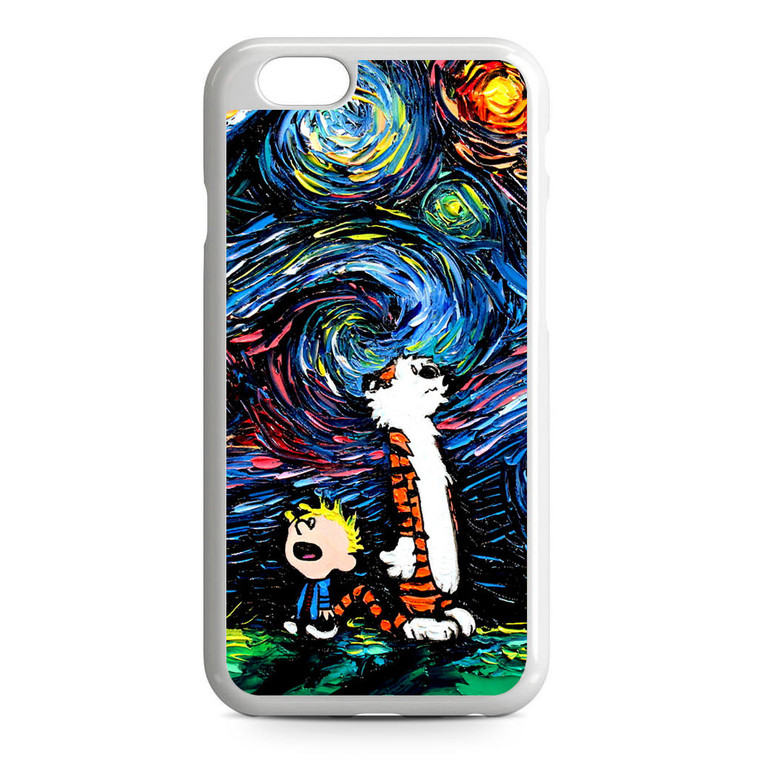 Calvin and Hobbes Art Starry Night iPhone 6/6S Case