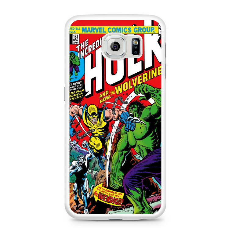 Marvel Comics Cover The Incredible Hulk Samsung Galaxy S6 Case