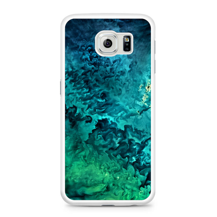 Swirls In The Yellow Sea1 Samsung Galaxy S6 Case