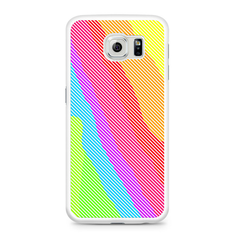 Colorful Stripes1 Samsung Galaxy S6 Case