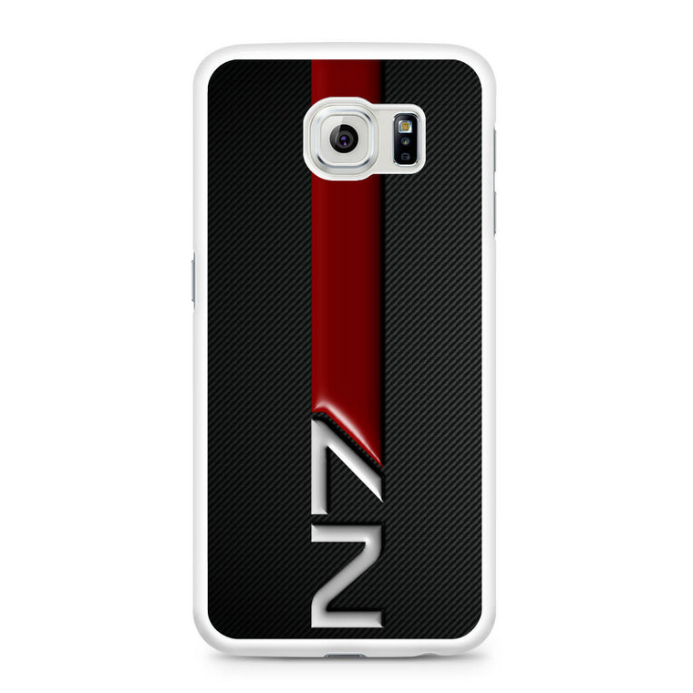 Mass Effect N7 Logo Carbon Samsung Galaxy S6 Case