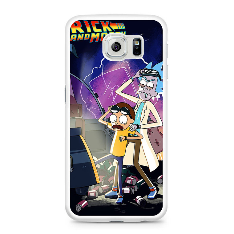 Rick And Morty Back To The Future Samsung Galaxy S6 Case