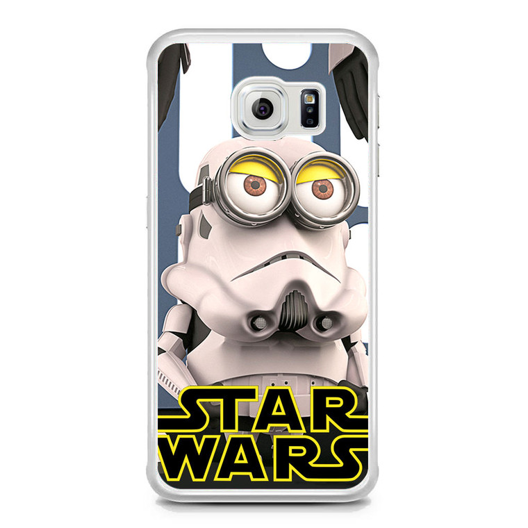 Minion Star Wars Stormtrooper Samsung Galaxy S6 Edge Case