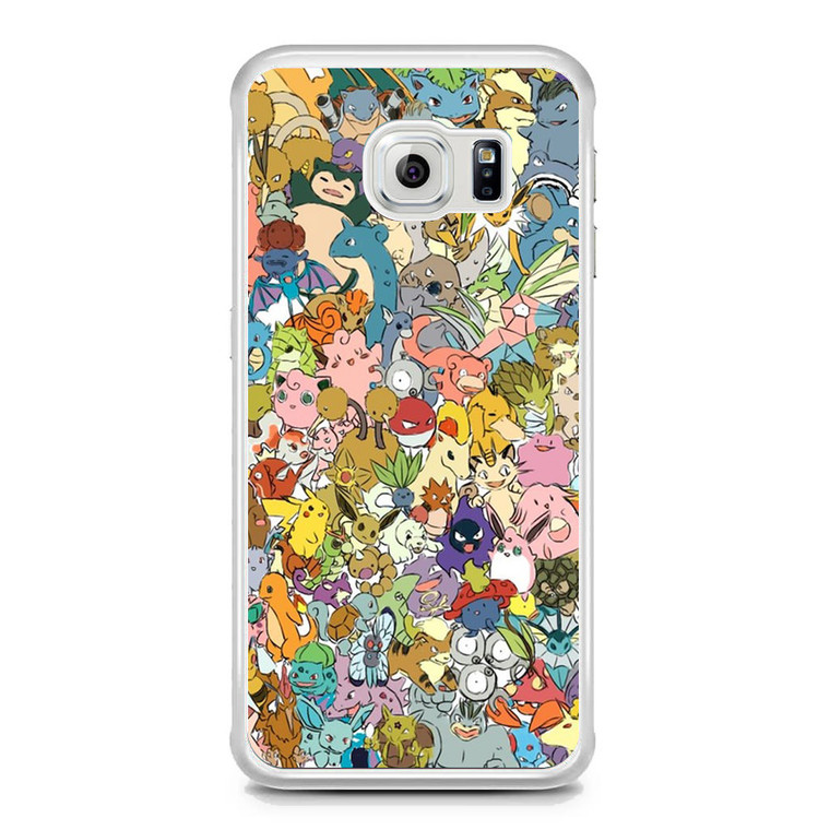 All Pokemon Characters Samsung Galaxy S6 Edge Case