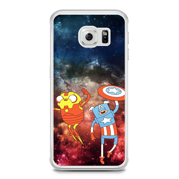 Adventure Time Avenger In Galaxy Space Samsung Galaxy S6 Edge Case