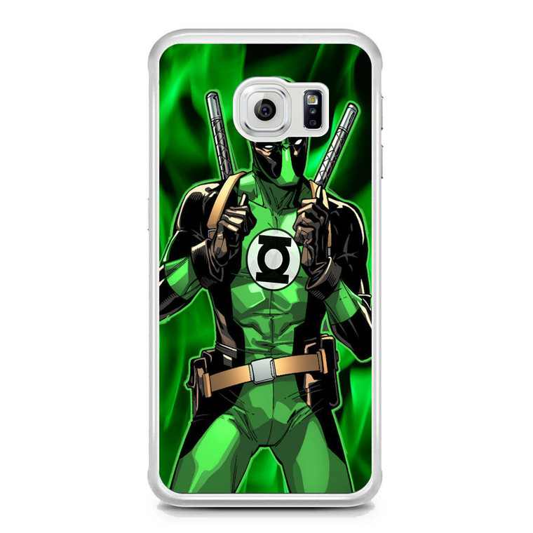 Deadpool Green Latern Custom Samsung Galaxy S6 Edge Case