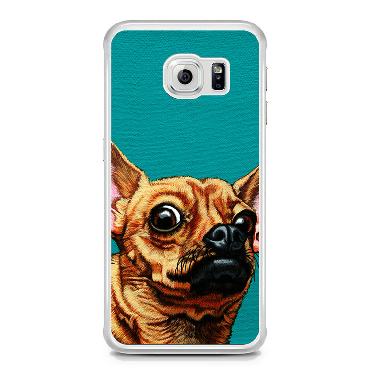 Chihuahua Painting Samsung Galaxy S6 Edge Case