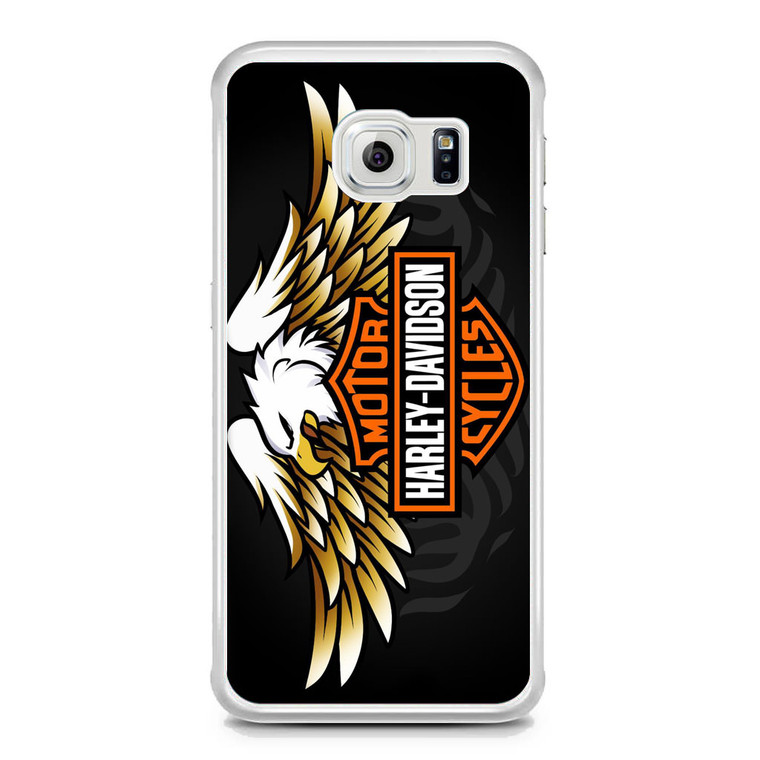 Harley Davidson Eagle Logo Samsung Galaxy S6 Edge Case