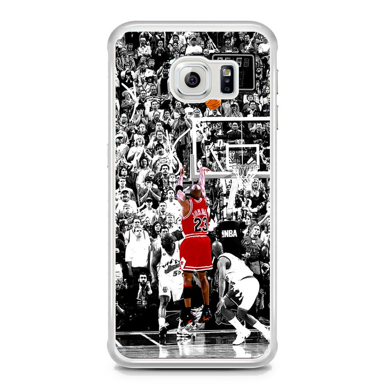 Michael Jordan Shoot in NBA Samsung Galaxy S6 Edge Case