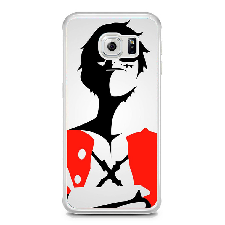 One Piece Luffy X Mark Samsung Galaxy S6 Edge Case