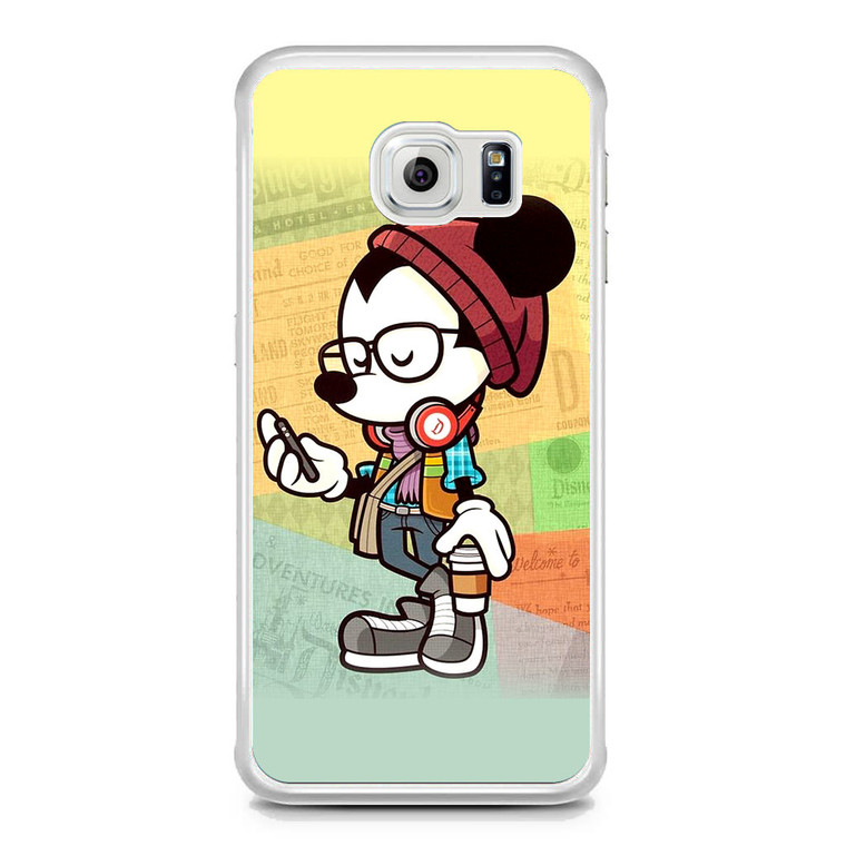 Hipster Mickey Mouse Samsung Galaxy S6 Edge Case